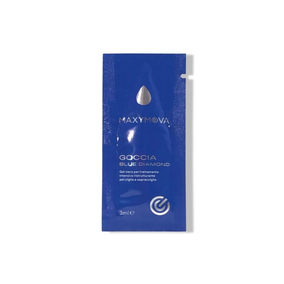 GOCCIA Blue Diamond - Siero Ristrutturante Ciglia e Sopracciglia MAXYMOVA - 1,5 ml