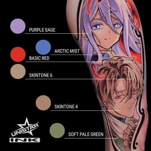 Arctic Mist - UNISTAR INK - 30 ml - Colore Tattoo REACH