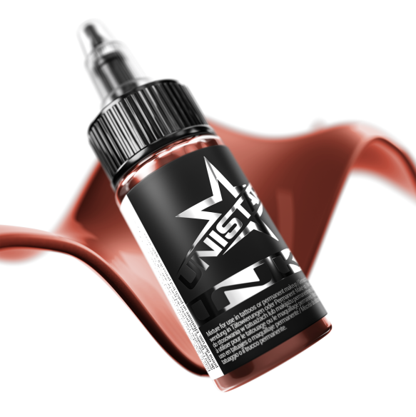 Basic Brown - UNISTAR INK - 30 ml - Colore Tattoo REACH