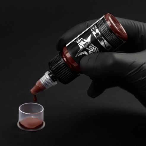 Basic Brown - UNISTAR INK - 30 ml - Colore Tattoo REACH
