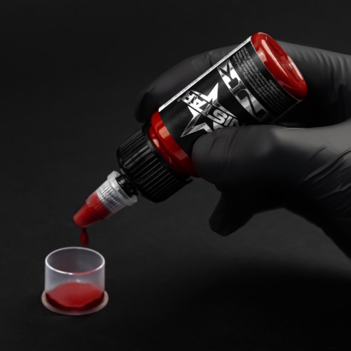 Basic Dark Red - UNISTAR INK - 30 ml - Colore Tattoo REACH