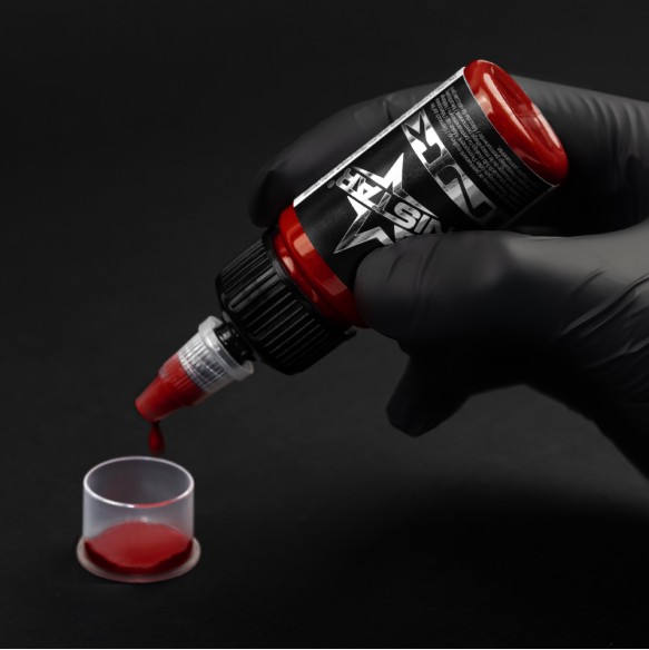 Basic Dark Red - UNISTAR INK - 30 ml - Colore Tattoo REACH