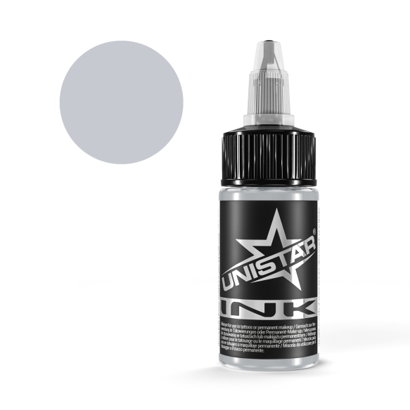 Basic Gray Light - UNISTAR INK - 30 ml - Colore Tattoo REACH