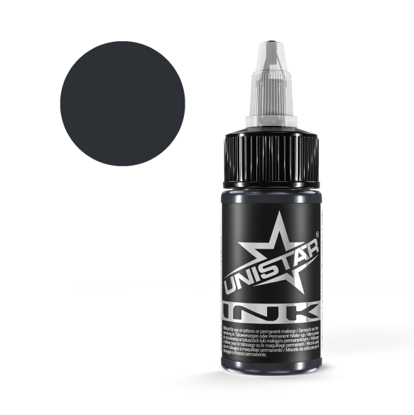 Basic Grey Dark - UNISTAR INK - 30 ml - Colore Tattoo REACH