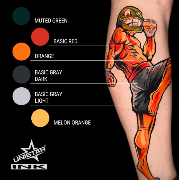 Basic Grey Dark - UNISTAR INK - 30 ml - Colore Tattoo REACH