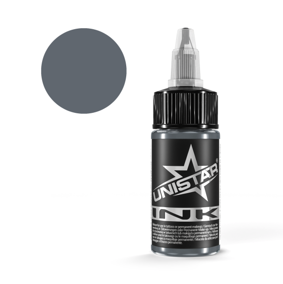 Basic Gray Medium Dark - UNISTAR INK - 30 ml - Colore Tattoo REACH
