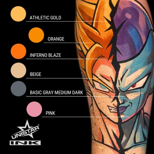 Basic Gray Medium Dark - UNISTAR INK - 30 ml - Colore Tattoo REACH