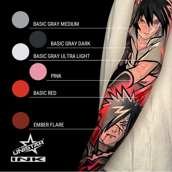 Basic Gray Ultra Light - UNISTAR INK - 30 ml - Colore Tattoo REACH