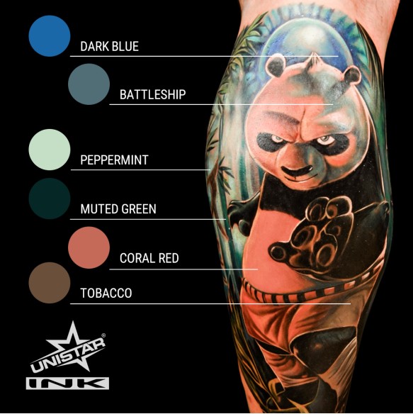 Battleship Blue - UNISTAR INK - 30 ml - Colore Tattoo REACH