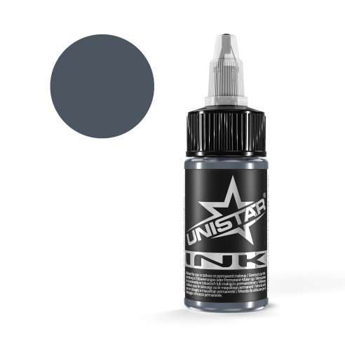 Blue Gray 1 - UNISTAR INK - 30 ml - Colore Tattoo REACH