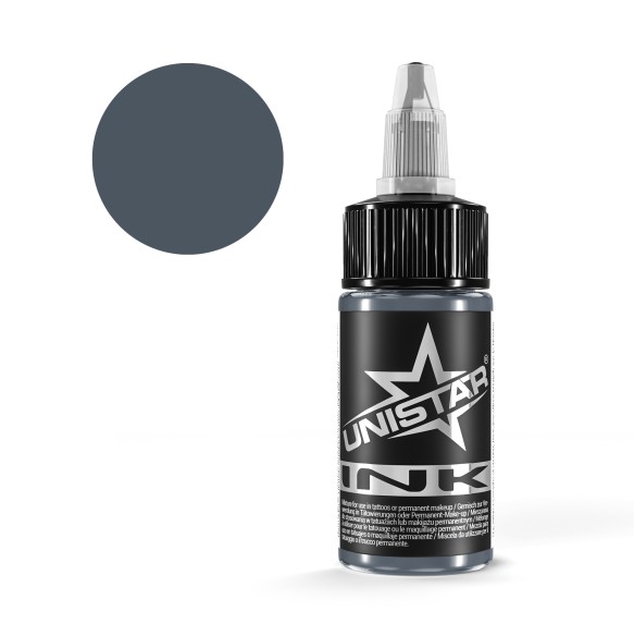 Blue Gray 1 - UNISTAR INK - 30 ml - Colore Tattoo REACH