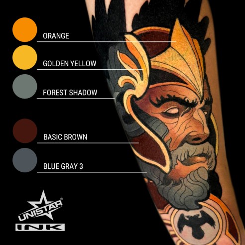 Blue Gray 3 - UNISTAR INK - 30 ml - Colore Tattoo REACH