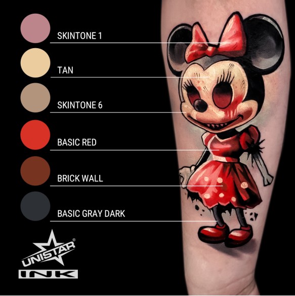 Brick Wall - UNISTAR INK - 30 ml - Colore Tattoo REACH