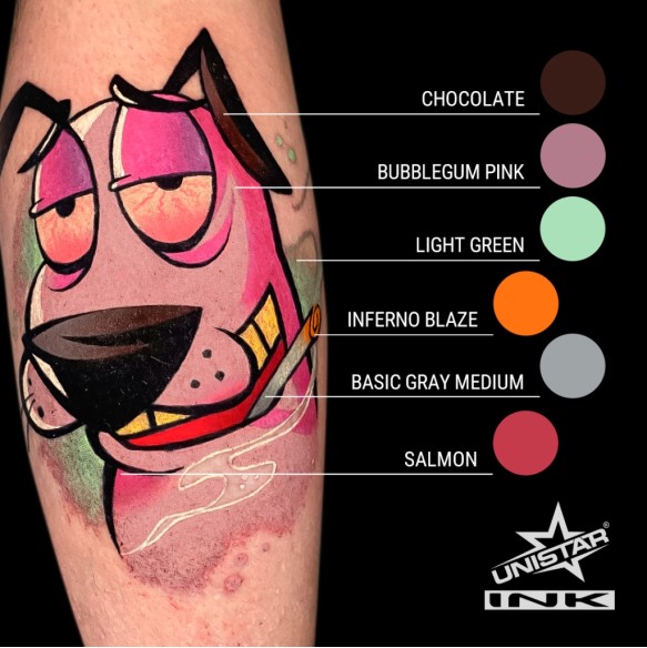 Bubblegum Pink - UNISTAR INK - 30 ml - Colore Tattoo REACH