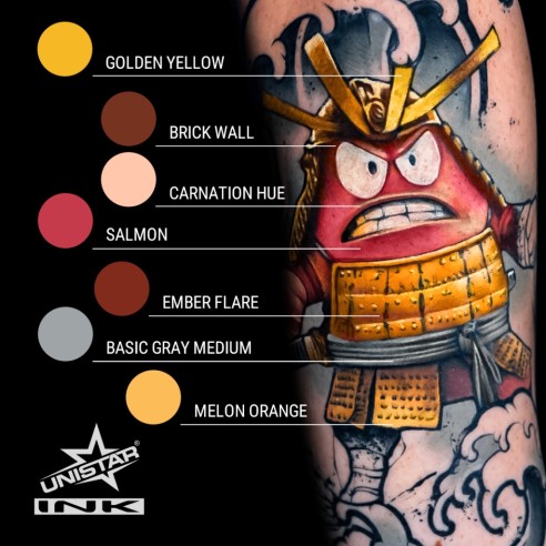 Carnation Hue - UNISTAR INK - 30 ml - Colore Tattoo REACH