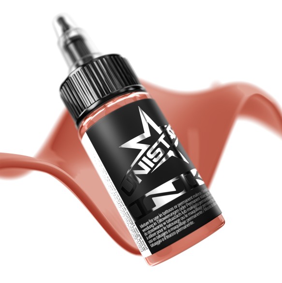 Coral Red - UNISTAR INK - 30 ml - Colore Tattoo REACH