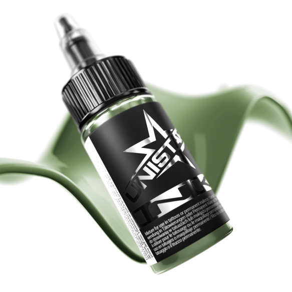 Dark Green - UNISTAR INK - 30 ml - Colore Tattoo REACH