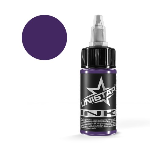Eggplant Purple - UNISTAR INK - 30 ml - Colore Tattoo REACH