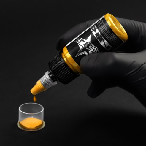 Golden Yellow - UNISTAR INK - 30 ml - Colore Tattoo REACH