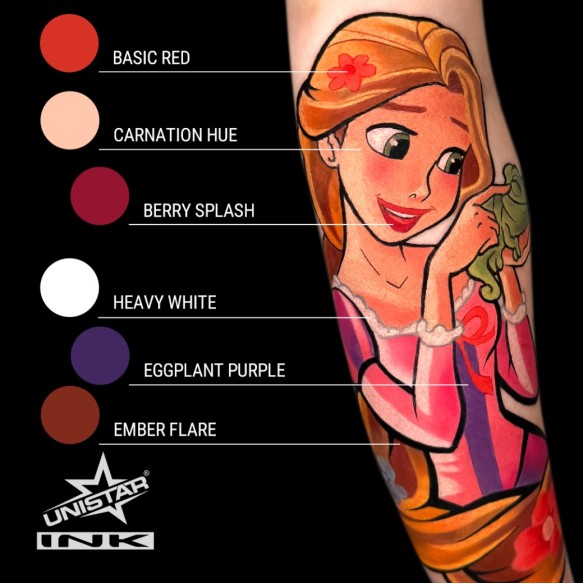 Heavy White - UNISTAR INK - 30 ml - Colore Tattoo REACH