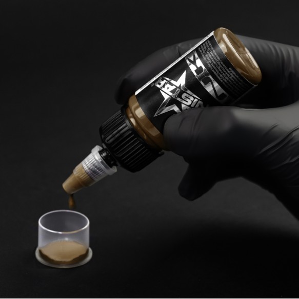 Light Brown - UNISTAR INK - 30 ml - Colore Tattoo REACH