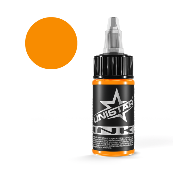 Orange - UNISTAR INK - 30 ml - Colore Tattoo REACH