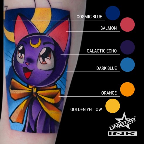 Salmon - UNISTAR INK - 30 ml - Colore Tattoo REACH