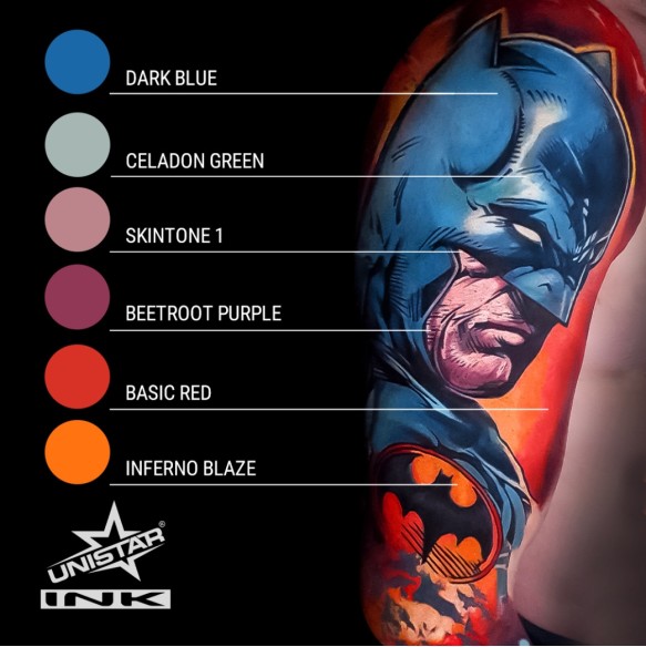 Skintone 1 - UNISTAR INK - 30 ml - Colore Tattoo REACH