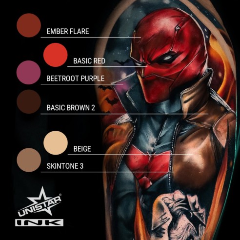 Skintone 3 - UNISTAR INK - 30 ml - Colore Tattoo REACH