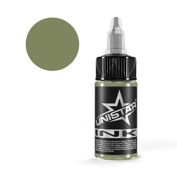 Soft Pale Green - UNISTAR INK - 30 ml - Colore Tattoo REACH