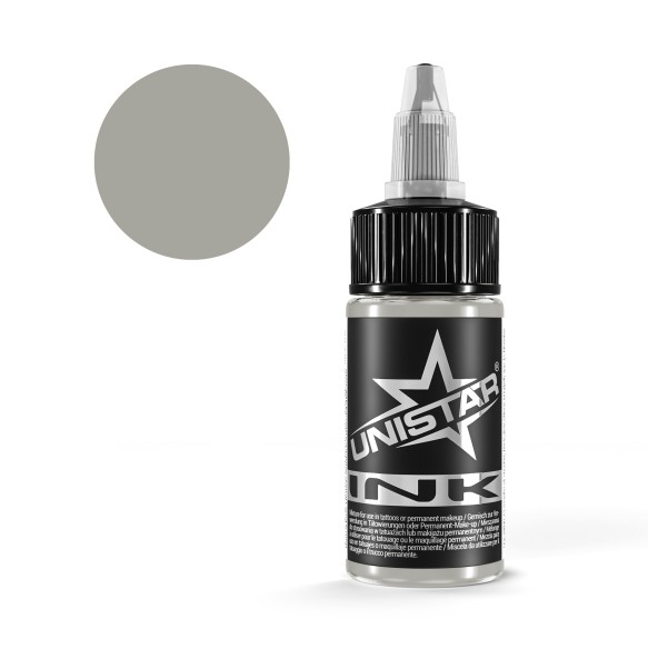Solid Gray -1 - UNISTAR INK - 30 ml - Colore Tattoo REACH