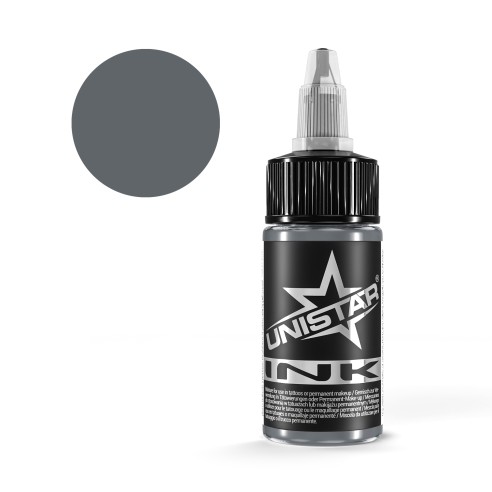 Solid Gray -3 - UNISTAR INK - 30 ml - Colore Tattoo REACH