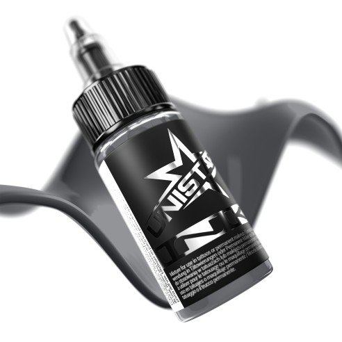 Solid Gray -4 - UNISTAR INK - 30 ml - Colore Tattoo REACH