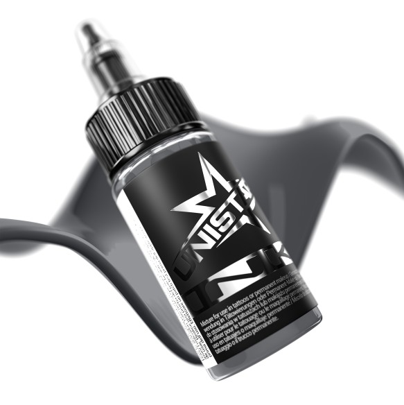 Solid Gray -4 - UNISTAR INK - 30 ml - Colore Tattoo REACH