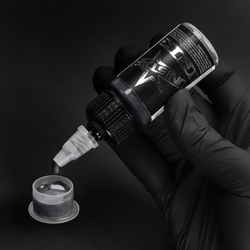 Solid Gray -4 - UNISTAR INK - 30 ml - Colore Tattoo REACH