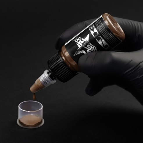 Tobacco Brown - UNISTAR INK - 30 ml - Colore Tattoo REACH