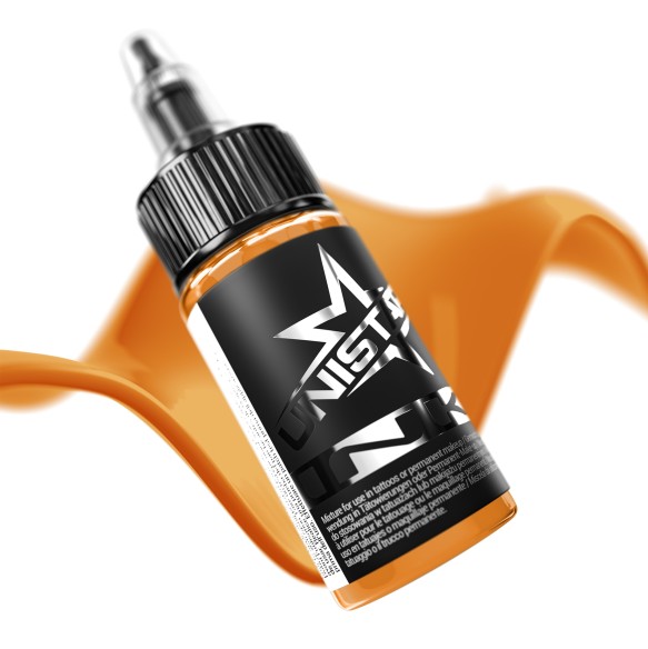 Top Basic Light Orange - UNISTAR INK - 30 ml - Colore Tattoo REACH