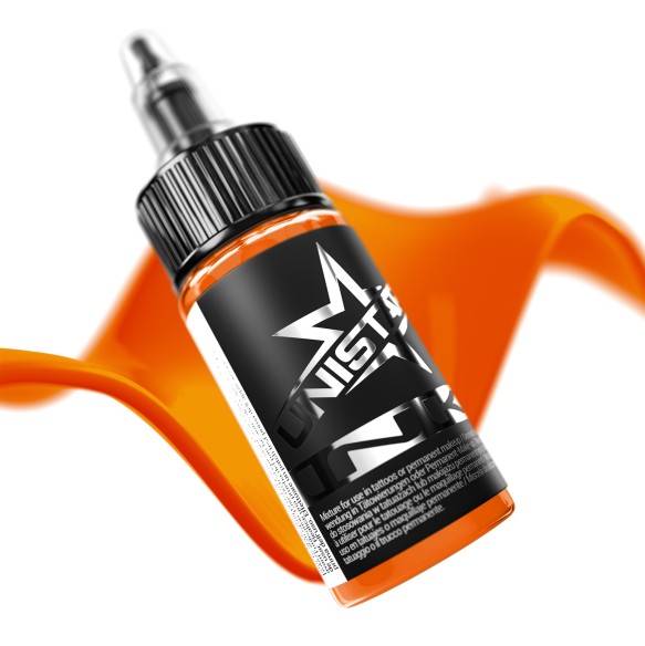 Top Basic Orange - UNISTAR INK - 30 ml - Colore Tattoo REACH