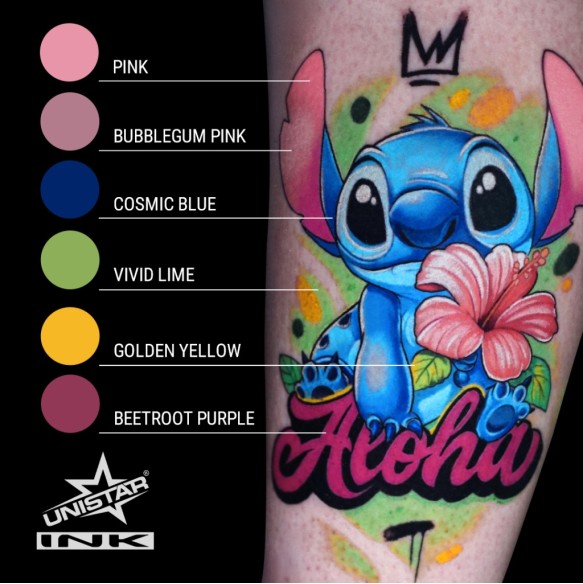 Vivid Lime - UNISTAR INK - 30 ml - Colore Tattoo REACH